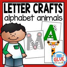 Big collection of alphabet letters worksheets for preschool teachers or home schooling parents to print out and help young children to learn letters. Alphabet Letter Crafts Animals Distance Learning By A Dab Of Glue Will Do