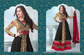 Online shopping wedding wear gowns, party wear gowns, engagement wear gown, sangeet wear gown, mehendi wear embroidery online floral embroidery anarkali gown green gown indian suits designer wear half sleeves ready to wear gowns. Latest Styles Of Long Floor Length Frocks Anarkali Dresses For Women