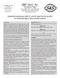 Installation Instructions S S 4 And 41 8 Bore Hot Set Manualzz