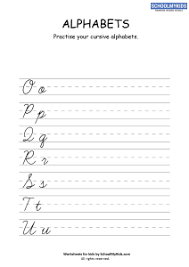 Cursive alphabet handwriting practice, math worksheet bg1 cursive writing practiceets for kids math worksheet pdf free printable cursive writing practice sheets for kids roleplayersensemble. Cursive Writing Practice Sheets Cursive Letters O U Worksheets For Third Grade English Worksheets Schoolmykids Com