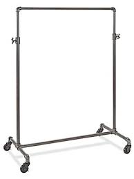 Our laundry room is pretty tight, so i didn't want the rack to extend too far out. Steel Pipe Clothing Rack