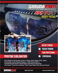 Di sini desain baju futsal online yang dibuat menjadi seragam futsal berdasarkan desain yang diminta. Jersey Futsal Printing Jasa Bikin Baju Sepak Bola Custom
