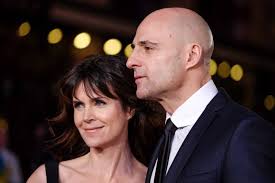 Liza Marshall, Mark Strong. The World.......... Liza Marshall, Mark Strong.  The World Premiere of