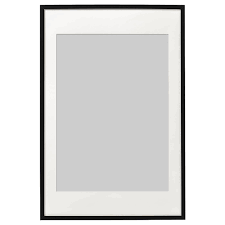 Ribba Ramme Sort 61x91 Cm Ikea In 2020 Ribba Frame Ikea Ribba Frames Frames On Wall