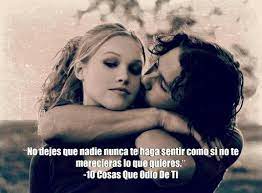 10 Cosas Que Odio De Ti Dialogos De Peliculas Frases De Peliculas 10 Cosas