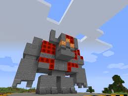 10 simple redstone builds for your survival world in minecraft bedrock and java edition. Made A Redstone Monstrosity From Minecraft Dungeons Hmmm Maybe I Ll Make It Bigger For More Detalisation And Add Some Redstone Mehca Things What Do You Think Minecraft