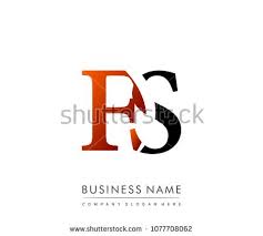 Initial Letter Logo Fs Colored Red And Black Vector Logo Design Template Elements For Your Business Or Company Identi Letter Logo Vector Logo Design Lettering