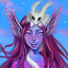 I don't paint much but, I would love feed back if you have anything, I'm  not looking for perfection, but rather something that invokes happiness and  fun :)) it's my own character