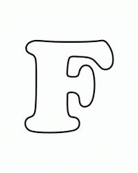 Letras claras, sin adornos, que se vean a la distancia. Letter F Coloring Pages Moldes De Abecedario Moldes Letras Para Imprimir Plantillas De Letras Para Imprimir
