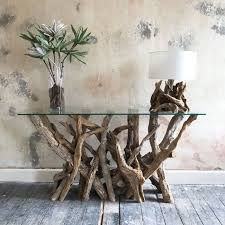 Driftwood Console Table Driftwood Chandelier Driftwood Table Driftwood Furniture