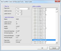 Create A Sheet Of Sequential Code 128 Barcode Labels