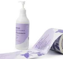 Water Proof Cosmetic Shower Gel Shampoo Plastic Bottle Laminating Vinyl  Labels Sticker for Packaging Label