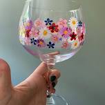 Summer Wine trail - Spring Flowers - Class Painting