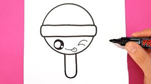 Easy cute things to draw for kids / new cute easy pictures to draw for your boyfriend tumblr. How To Draw A Lollipop Super Cute And Easy Youtube