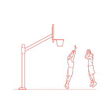 The 3 point shooting line is 22.15′ from the center of the hoop. Basketball Court Dimensions Drawings Dimensions Com
