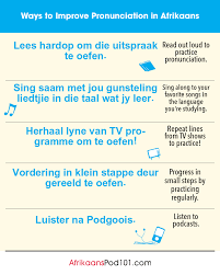 The Only Afrikaans Pronunciation Guide You Ll Ever Need