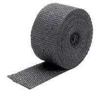 Black Glass Fiber Exhaust Wrap - 2" x 25'