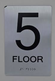 5th Floor Ada Sign The Sensation Line Ada Signs Signs Flooring