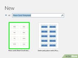 Then click margins in page setup group. 3 Easy Ways To Print On Place Cards On Pc Or Mac Wikihow Tech