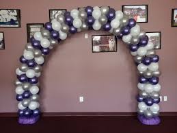 Purple Black And Gold Balloon Arch Deep Purple White And Silver Balloon Arch By Extra Pop By Yolanda Silver Party Decorations Baby Shower Purple Princess Sofia Birthday Party Ideas