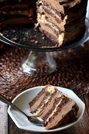 10 Layer Chocolate Caramel Mousse Cake Mind Over Batter Com Tasty Chocolate Cake Desserts Delicious Chocolate