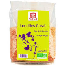 Lentilles Corail Bio Celnat