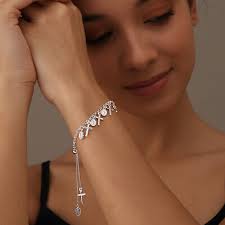 Black Braided Bracelet Lucky Charm Jewelry Star of David Israel flag  pendant