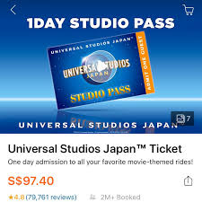Book your universal studios japan tickets online. Usj Tickets Universal Studio S Japan Travel Overseas Attractions On Carousell