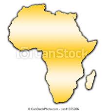 South africa map rough outline against the backdrop of beach and tropical sea with bright sun. Africa Outline Map Outline Map Of Africa Covered With Gradient Canstock