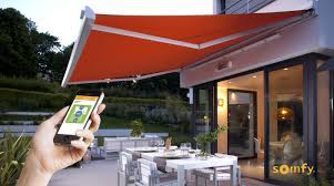 Somfy Electric Motors Remote Controls And Automation For Rolling Shutters Awnings Patio Blinds Indoor Blinds Shad Patio Blinds Patio Shade Indoor Blinds