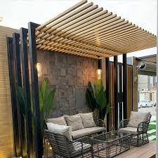 تنفيذ اعمال مظلات جلسات Pergola Exterior Design Garden