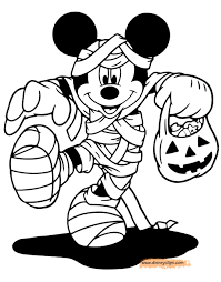 Help mickey mouse and minnie mouse prepare for halloween by coloring this page online or printing it out to color later. Pin By Desiree Haenchen On Disney Halloween Mickey Coloring Pages Halloween Coloring Sheets Halloween Coloring