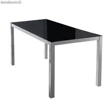 1.7 pack de mesa de comedor de cristal y sillas grises. Mesas De Cocina Cristal Negras Ofertas 2020