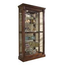You can also hang wall curio cabinets with glass doors for small accents. Pulaski Medallion Cherry Curio Cabinet 20485