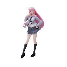 Оригинальная оригинальная аниме-фигурка TAITO DARLING в FRANXX 18 см Zero  Two из ПВХ, коллекционная кукла, рождественский подарок | AliExpress