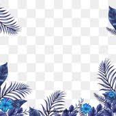 simple fresh tropical palm leaf border originality leaf palm leaf border png transparent clipart image and psd file for free download cute flower wallpapers flower border flower frame