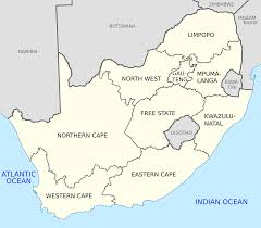 It is divided into 54 sovereign states and 10 non sovereign territories. File Map Of South Africa With English Labels Svg Wikimedia Commons