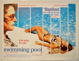 The depth of the pool ranges from 1.2 metres at its most shallow point to 3.8 metres at the deepest. Swimming Pool Original Cinema Movie Poster From Pastposters Com British Quad Posters And Us 1 Sheet Posters