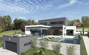 Ultra Contemporaine Aux Monts D Or Homify Maison Moderne Toit Plat Plan Maison Contemporaine Maison Design