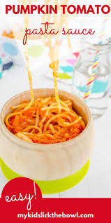 An Easy Homemade Spaghetti Sauce Sweetened With Pumpkin Kids Love It Spaghetti Kidsfood Sp Baby Food Recipes Weaning Recipes Homemade Spaghetti Sauce Easy