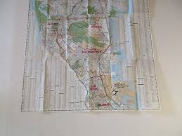 1994 Compass San Francisco California City Street Travel Road Map-Box 5