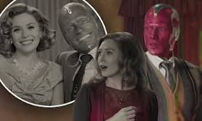 Wandavision Starring Elizabeth Olsen Debuts During Emmy Awards Daily Mail Online