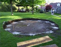 This page shows an oval pool being installed in a desert landscape yard. Above Ground Swimming Pools Planning Guide Bob Vila