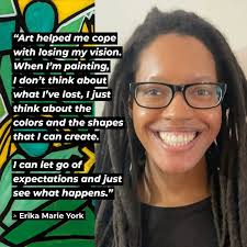 We're proud to welcome artist Erika Marie York to ArtLifting!