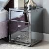 Sporting an openwork stainless steel frame and a tempered glass top, this console table makes a statement while keeping things light and airy. 1