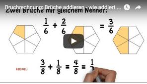 Die vorlagen findest du in diesem arbeitsblatt. Bruche Addieren Aufgaben Bruchrechnung Klasse 5 6