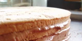 Glutenvrije Biscuit Taart Met Gesplitste Eieren Gebaksjuwelier