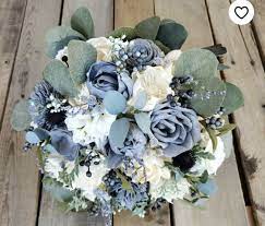 Folge deiner leidenschaft bei ebay! Pin By Rachael Robinson On Wedding Flowers Blue Wedding Flowers Bridal Bouquet Blue Wood Flower Bouquet