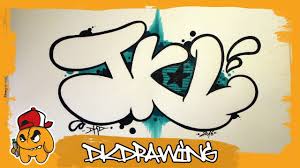 Graffiti Alphabet Tutorial How To Draw Graffiti Bubble Letters J To L Youtube