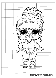 How to draw glee club with diva, rocker, mc.swag ! Lol Doll Coloring Pages Updated 2021